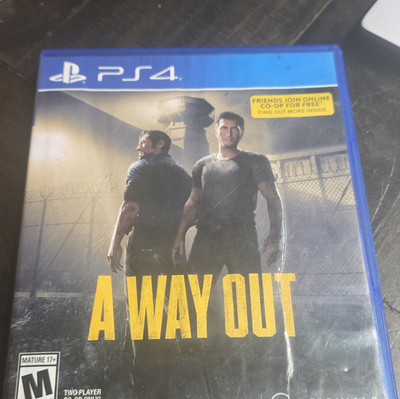 A Way Out - PS4, Electronic Arts, Action & Adventure, Multiplayer, M Rated