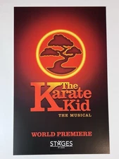 The Karate Kid The Musical St. Louis Out Of Town Try-Out Extremely Rare Poster