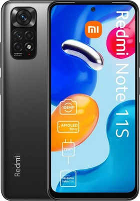 Xiaomi Redmi Note 11S 5G 4/128 GB schwarz Smartphone