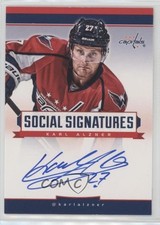 2013-14 Panini Playbook Social Signatures Karl Alzner #SS-KZ Auto v6h