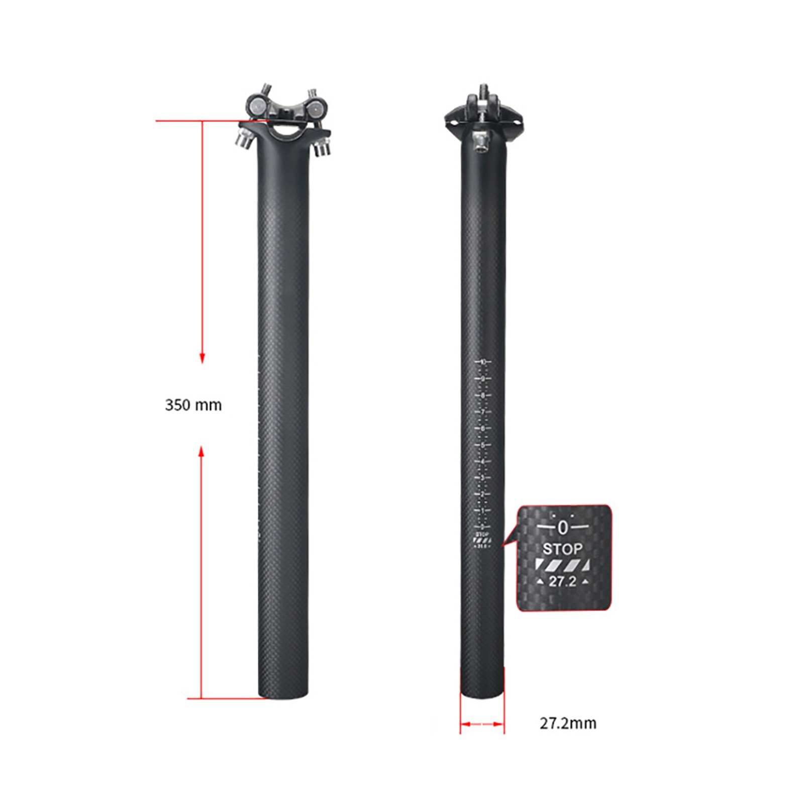 Seatpost Cycling Racing Road Bike Seat Post Tube 27.2 Mm