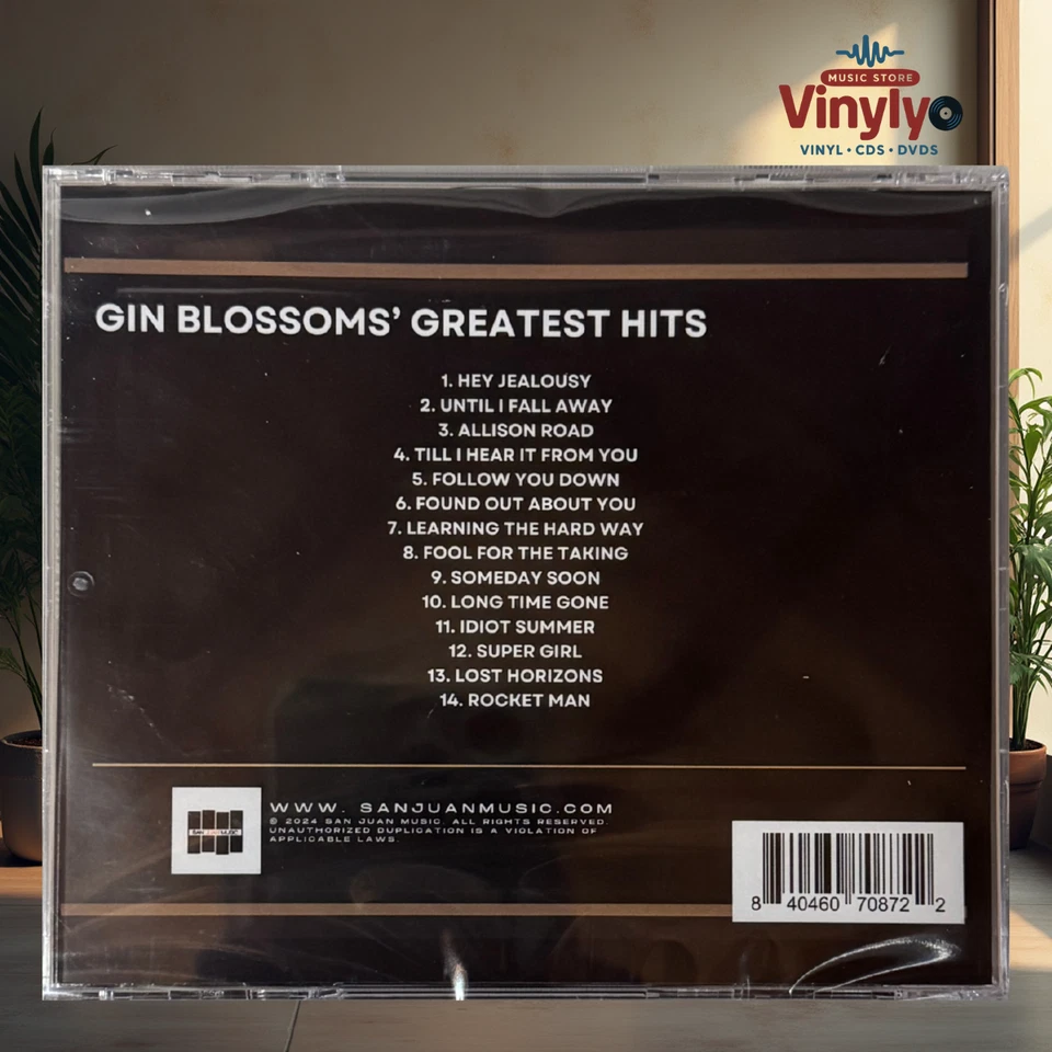 Gin Blossoms' Greatest Hits Vinyl Record Black Vinyl LP New Sealed Record Album Foto 2 de 3