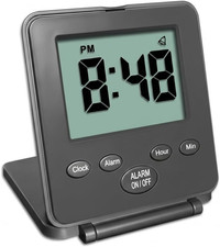 Digital Travel Alarm Clock No Bells No Whistles Simple Basic Operation Loud