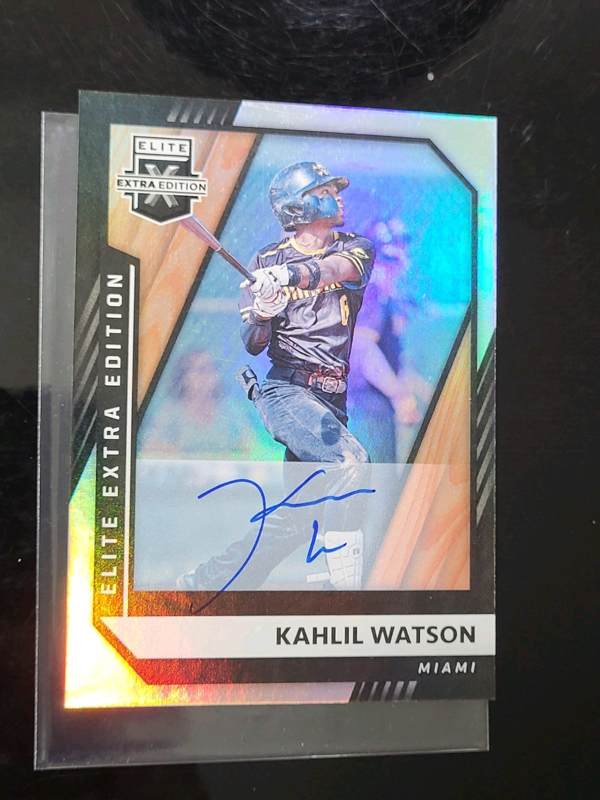 2021 Panini Elite Extra Edition prospect Kahlil Watson autograph READ