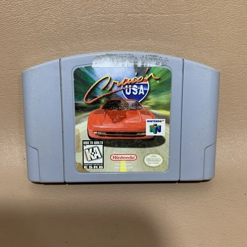 New ListingCruis'n USA Cruisin' Nintendo 64 1996 N64 Authentic Cartridge Only Tested