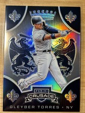 2019 Panini Crusade GLEYBER TORRES Silver Holo Prizm #16 New York Yankees