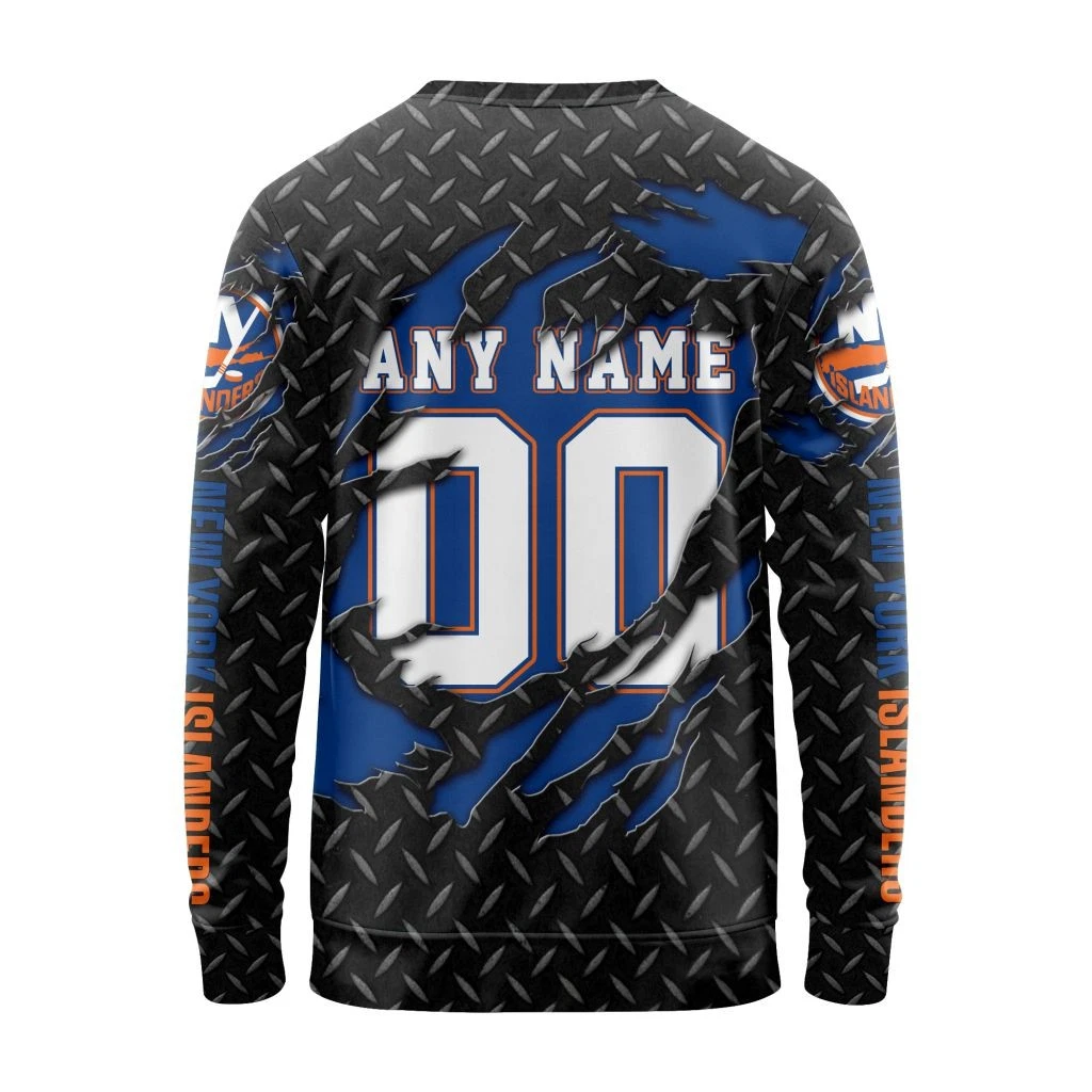 Personalized New York Islanders Sweater Special Black Metal