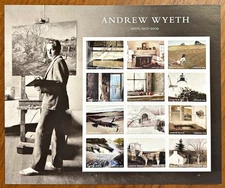 Scott # 5212 Andrew Wyeth First Class Forever Sheet of 12 MNH Stamps