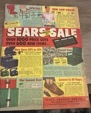 Sears 1955 Midspring Catalog Vintage Merchandise 1950’s Clothes Shoes