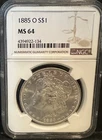 1885-O Morgan Dollar NGC Certified MS64