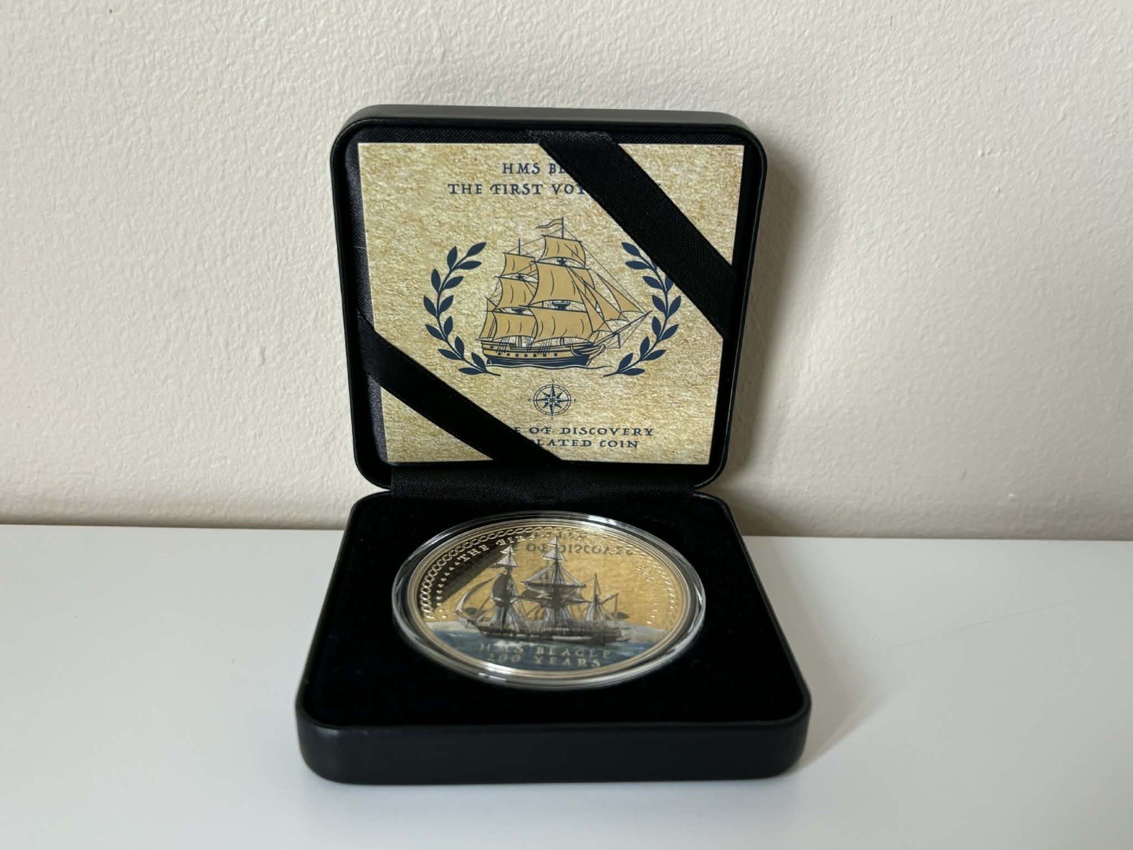 The Voyage of Discovery HMS Beagle Charles Darwin Commemorative Coin 2026