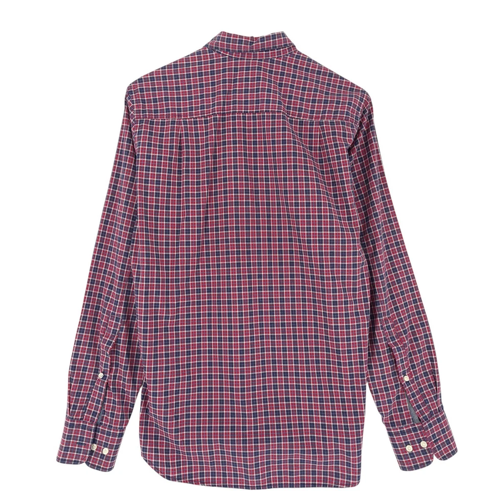 Vintage Peak Performance Men Shirt Check Cotton Co5 Size S - Image 3 of 4