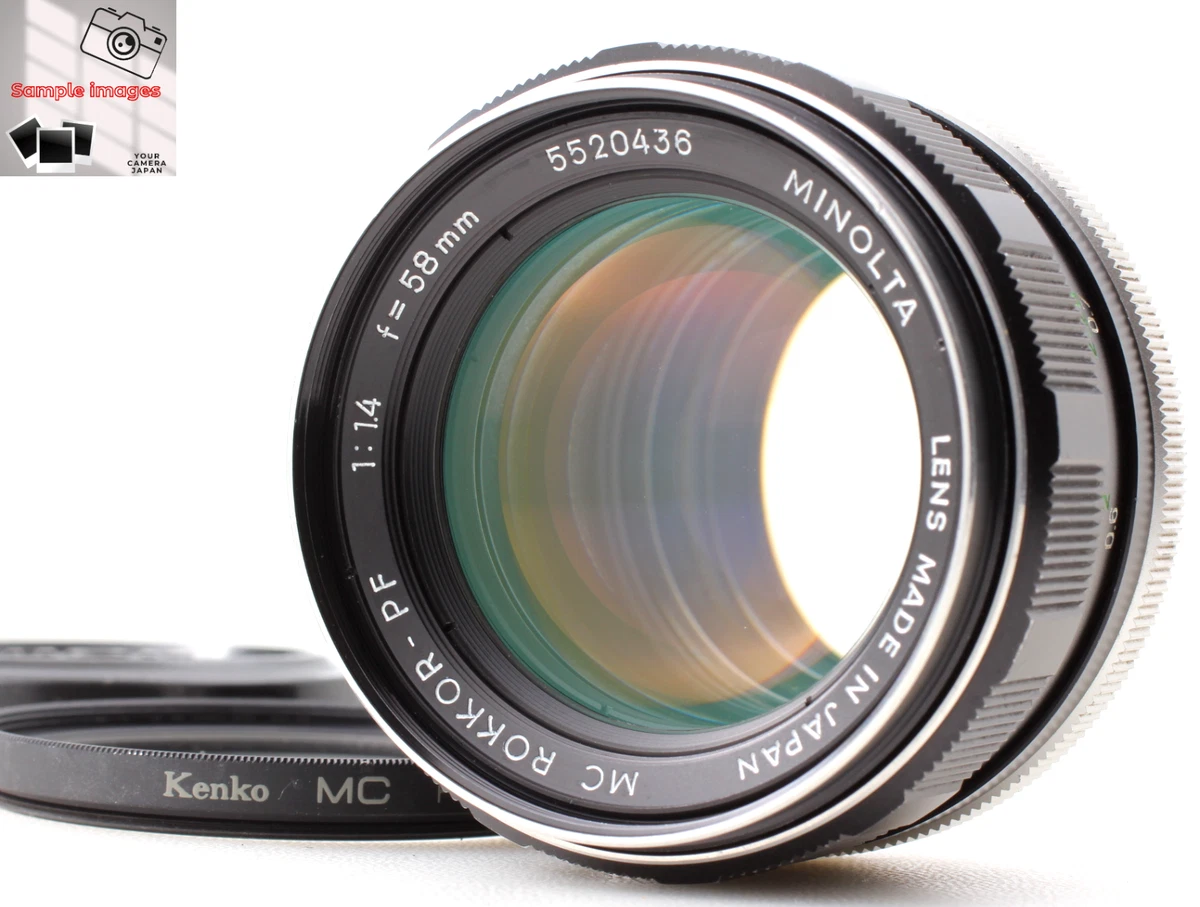 Minolta Rokkor PF 58mm Camera Lenses for sale | eBay