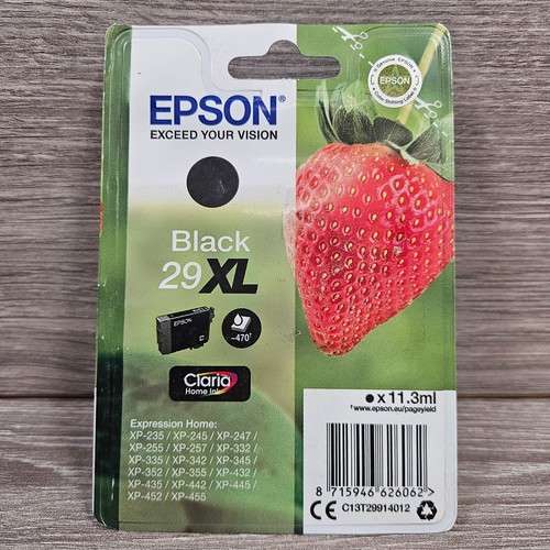 Cartuccia inchiostro nero originale Epson 29XL C13T29914022 sigillata scadenza 12/2022