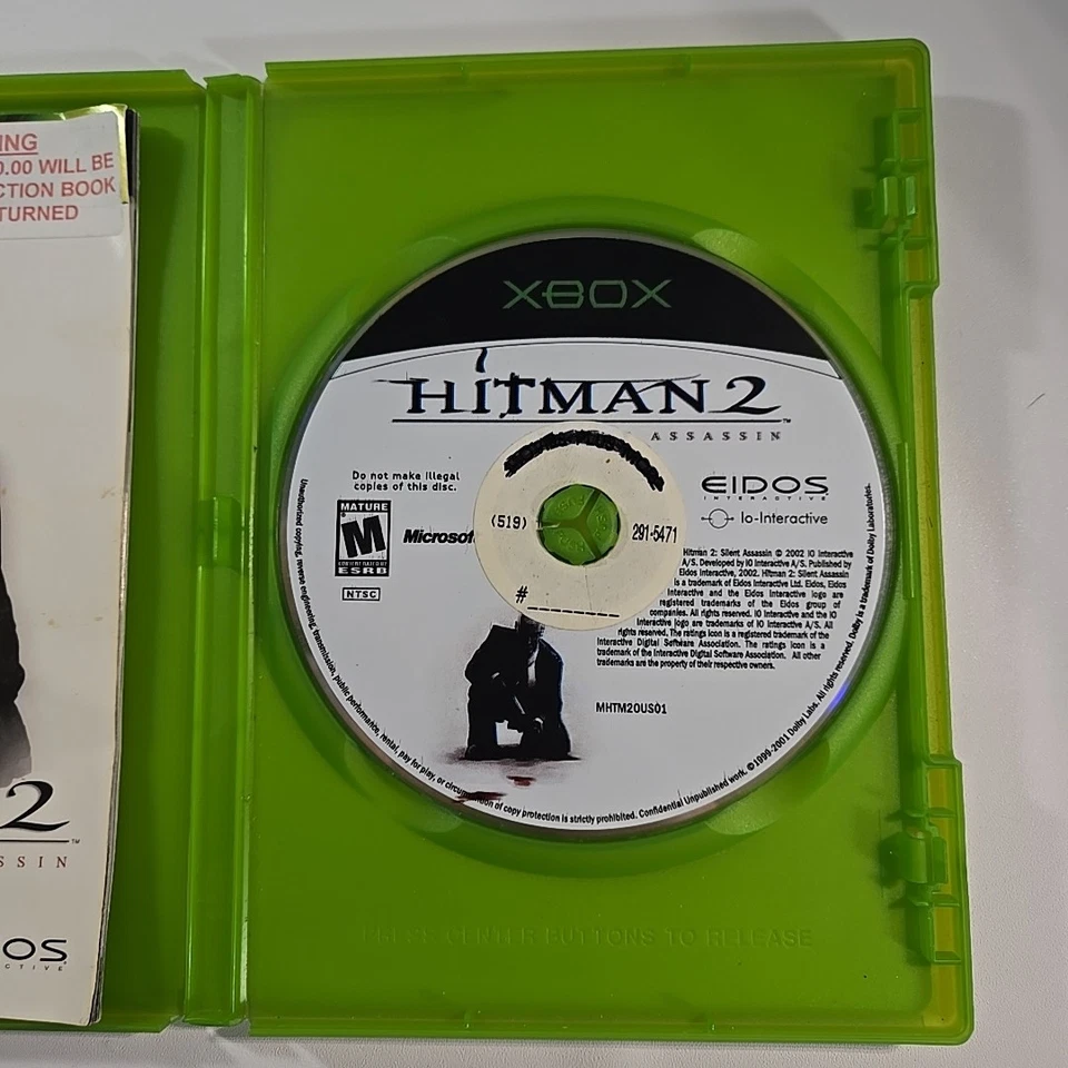 Hitman 2: Silent Assassin Original Xbox Game Complete Tested Working Eidos - Image 4 of 4