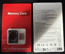 128GB Micro SD Card with SD Adapter High Speed Memory Card, 2-Pack NEW