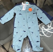 Carters Blue Whale Baby Sleepwear