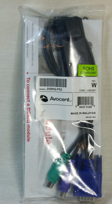Avocent DSRIQ-PS2 PS/2+VGA KVM adapter dongle for IP KVM NOS Sealed 1005-001 W