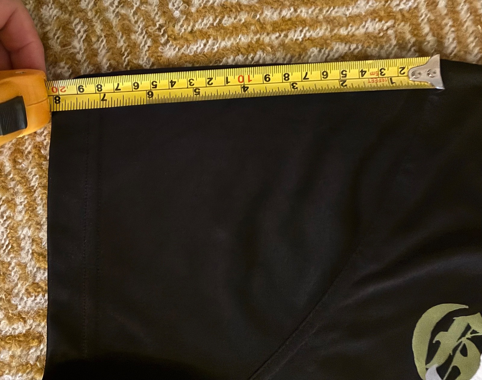 "CREW" Grey Day G59 Concert Staff Men's T-Shirt Short Sleeve Black Size Large 