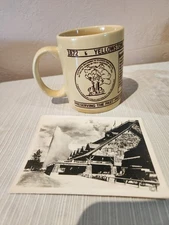 Vintage Yellowstone Wyoming Lot 120 Anniversary Mug Turn Of The Century Postcard