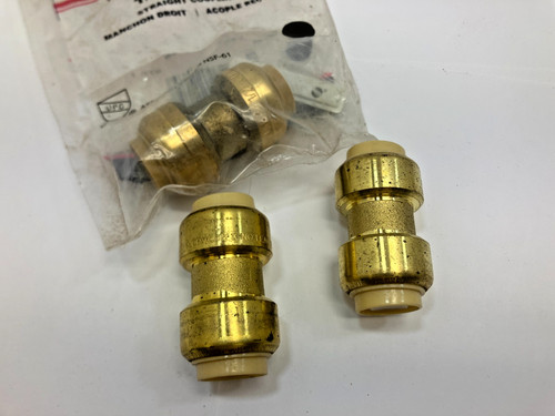 (3) Pex Copper CPVC 1/2” x 1/2” Straight Coupling ~ NOS