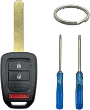 Replacement Key Fob Shell Case For 2013-2021 Honda Accord Civic Moel V-3-btn Replacement Key Fob Shell Case For 2013-2021 Honda Accord Civic Moel V-3-btn