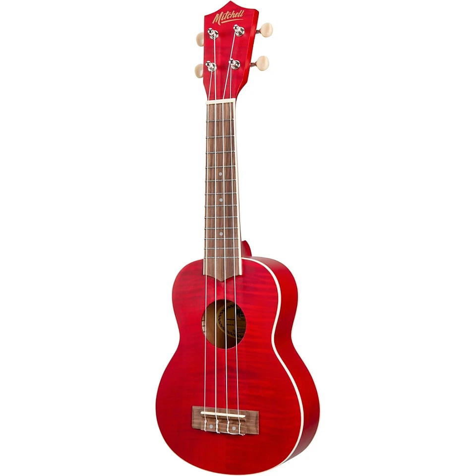 Ukelele exótico Mitchell MU45F flameado arce cereza Foto 4 de 4
