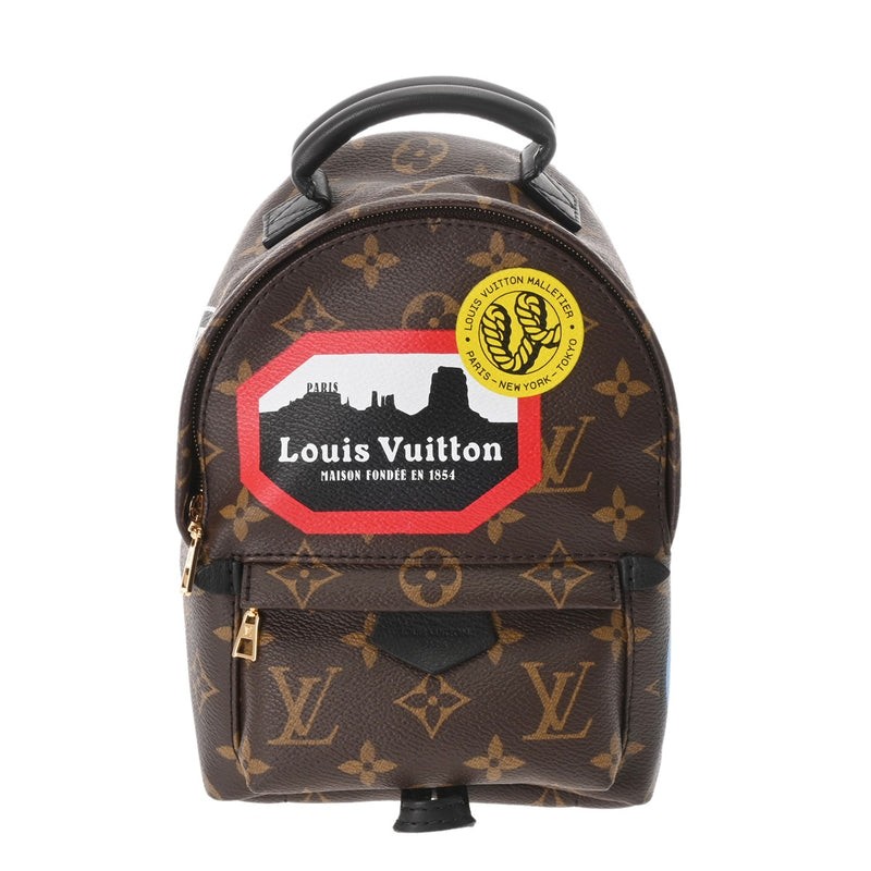 Louis Vuitton Monogram Palm Springs Backpack World Tour M42971 Womens Daypack