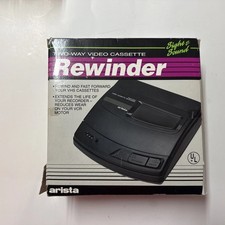 Arista 2-way VHS Rewinder - UL: 110 Volt AC Operation Never Used