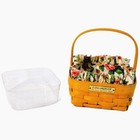 Longaberger 1996 Hostess Appreciation Basket with Liner & Protector – 5" x 5"