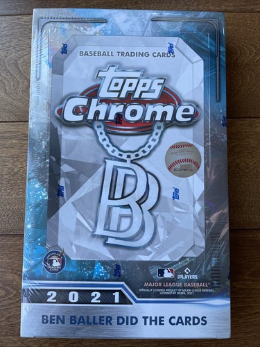 🔥 2021 Topps Chrome Ben Baller Hobby Box - New, Factory Sealed
