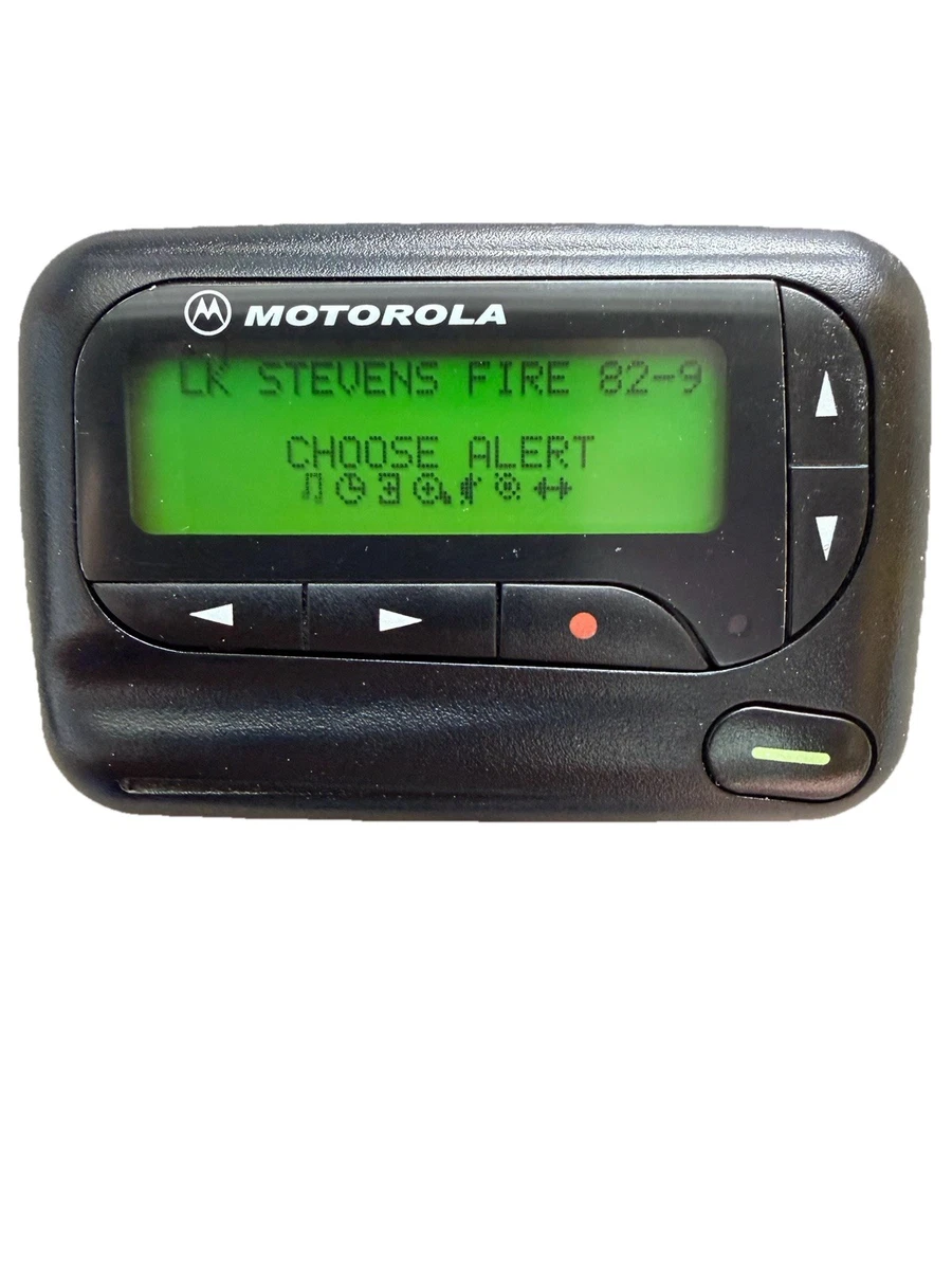 Vintage Motorola Translucent Blue Lifestyle Plus Pager / Beeper