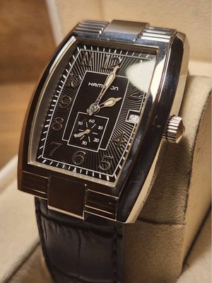 HAMILTON khaki Jazzmaster Mount Vernon Tonneau Automatic Quartz from Japan Rare