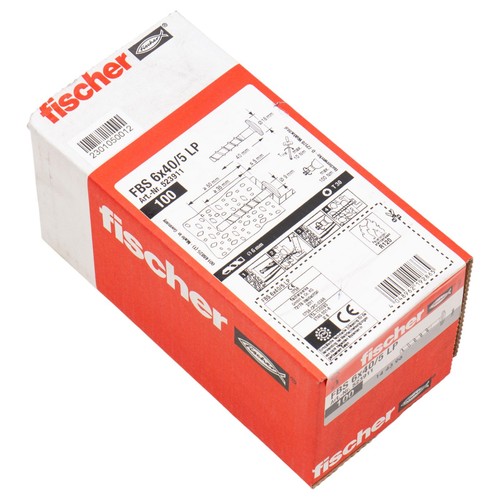 FISCHER FBS 6x40/5 LP (523911) Concrete screw, Concrete screw FBS 6x40/5 LP, ... - Picture 3 of 7