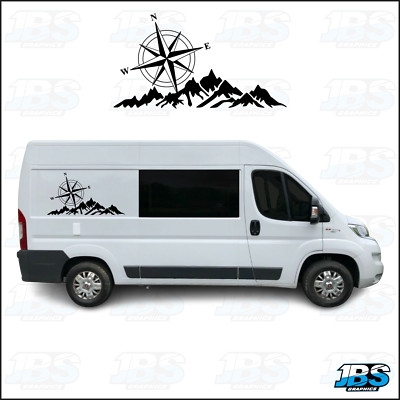 1 x Wohnmobil Camper Van Berg Navigation Aufkleber Vinyl Sticker