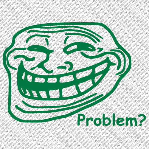 Troll faces meme stickers pack Sticker for Sale by KODGraphics