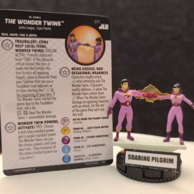 WONDER TWINS - 071 - CHASE DC Justice League Unlimited Heroclix