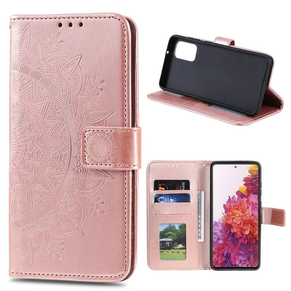 Hülle für Samsung Galaxy S20 FE Handyhülle Flip Case Cover Handy Tasche Mandala - Bild 4 von 4