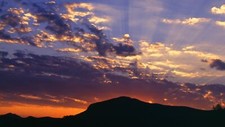 Landscape clouds nature sky sunlight Custom Gaming Mat Desk