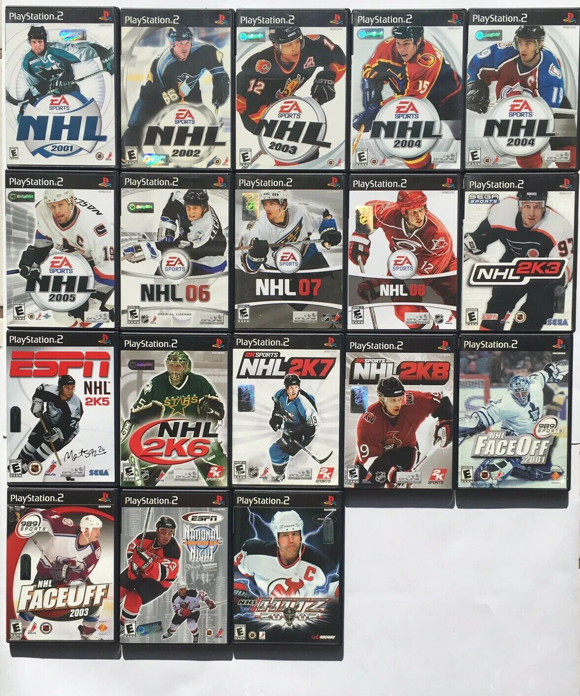 NHL Games (Sony PlayStation 2) PS2 Tested And Works! Complete W/Manual