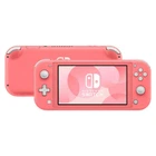 Nintendo Switch Lite - Coral Pink Handheld Gaming System - Very Good Condition