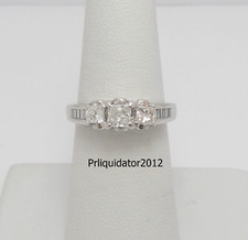 1CT Natural Diamond Anniversary Engagement Wedding Bridal Ring 14K White Gold