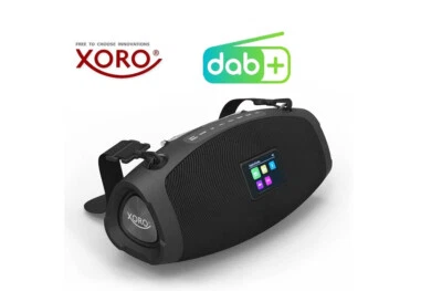 XORO DAB 800 Outdoor Stereo Akku Lautsprecher 2x 10W DAB+ FM Radio Bluetooth USB