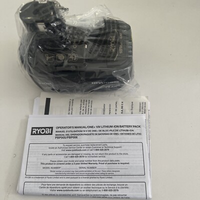 Ryobi PBP005 ONE+ 18V Lithium-Ion 4.0 Ah Batt & Ryobi