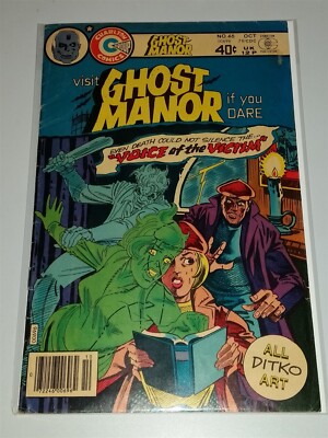 GHOST MANOR #46 VG (4.0) OKTOBER 1979 CHARLTON COMICS MYSTERY HORROR DITKO