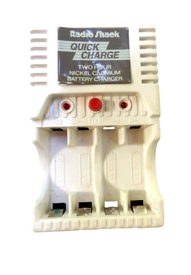 Vtg Radio Shack Quick Charge Battery Charger Nickel Cadmium 2 Two Hour y2k 90s $