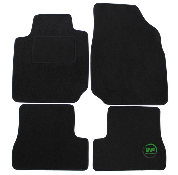 Velour FußMatten Autotepiche FüR Nissan Micra K12 2003-2009 Ohne Bef.-image