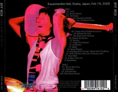 JEFF BECK / FINAL NIGHT IN OSAKA 2009 (2CD) | eBay