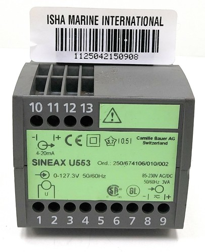 Sineax U553 AC RMS Voltage Transducer - Picture 7 of 7