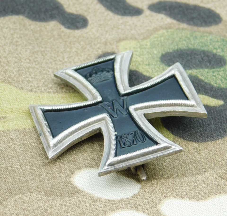 2284 WW1 DEUTSCHLAND EISERNES KREUZ ABZEICHEN 1.KLASSE EK 1870 EISERNES KREUZ - Bild 3 von 3